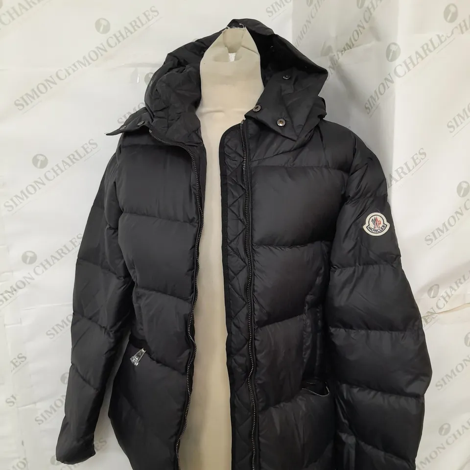 MONCLER BLACK WOMENS PUFFER COAT - M/L