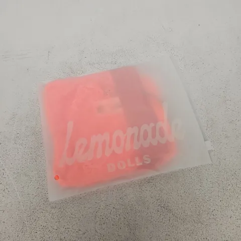 LEMONADE UK 16 NEON ORANGE PICOT LACE BRIEF – V2