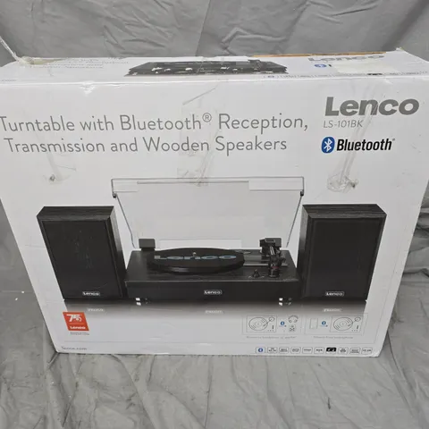 LENCO LS-101BK TURNTABLE WITH BLUETOOTH – BOXED