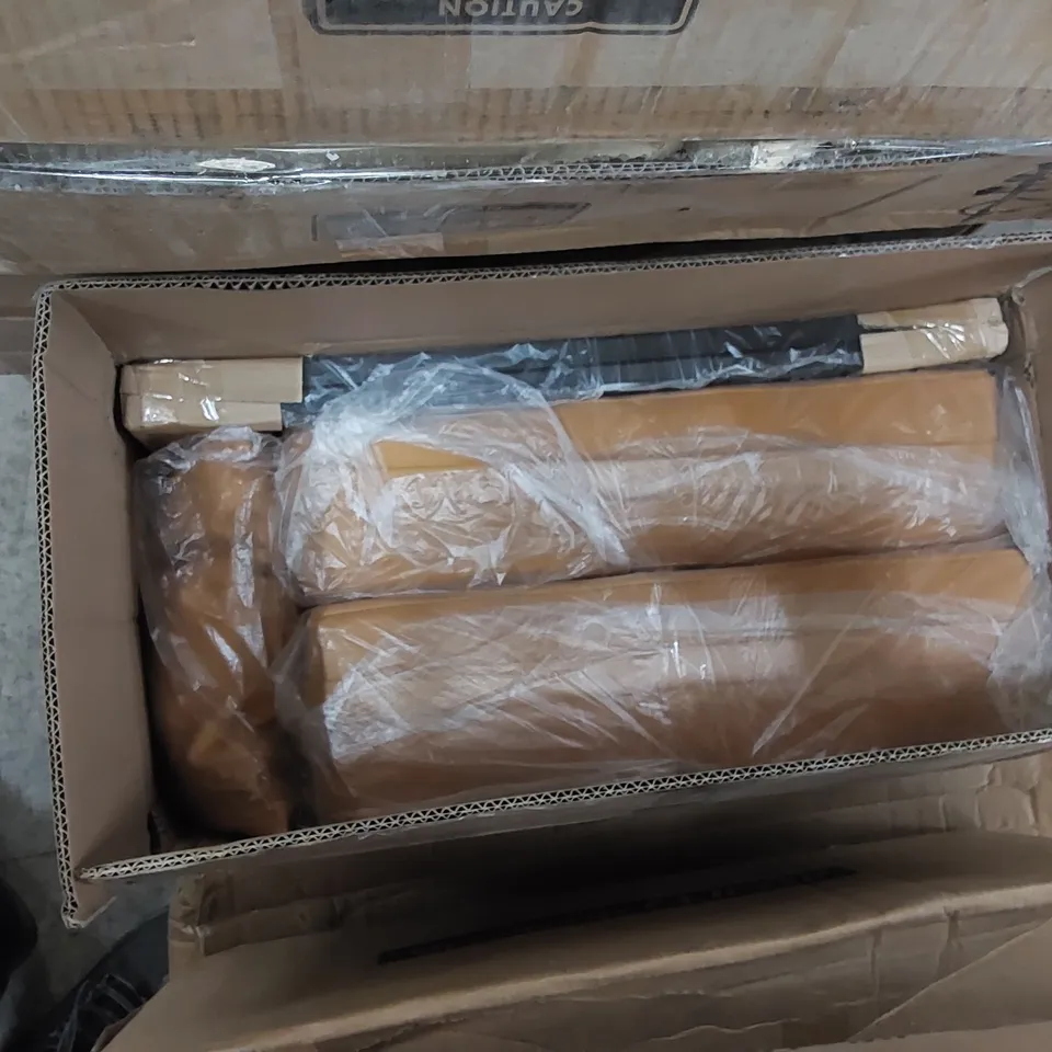 AJCJ-SA-158BR-U-1 BOXED LIGHT BROWN SOFA (1 BOX, BOX 1 OF 2 ONLY)