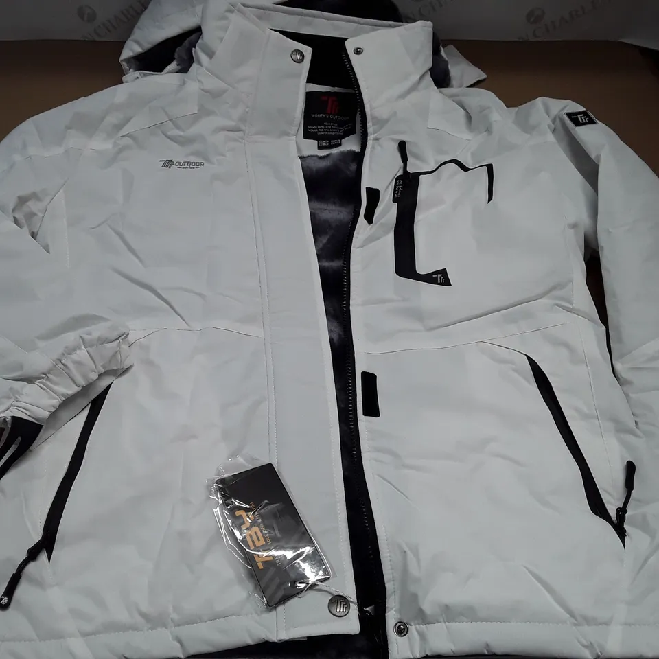 WOMEN'S OUTDOOR WHITE COAT - EU M