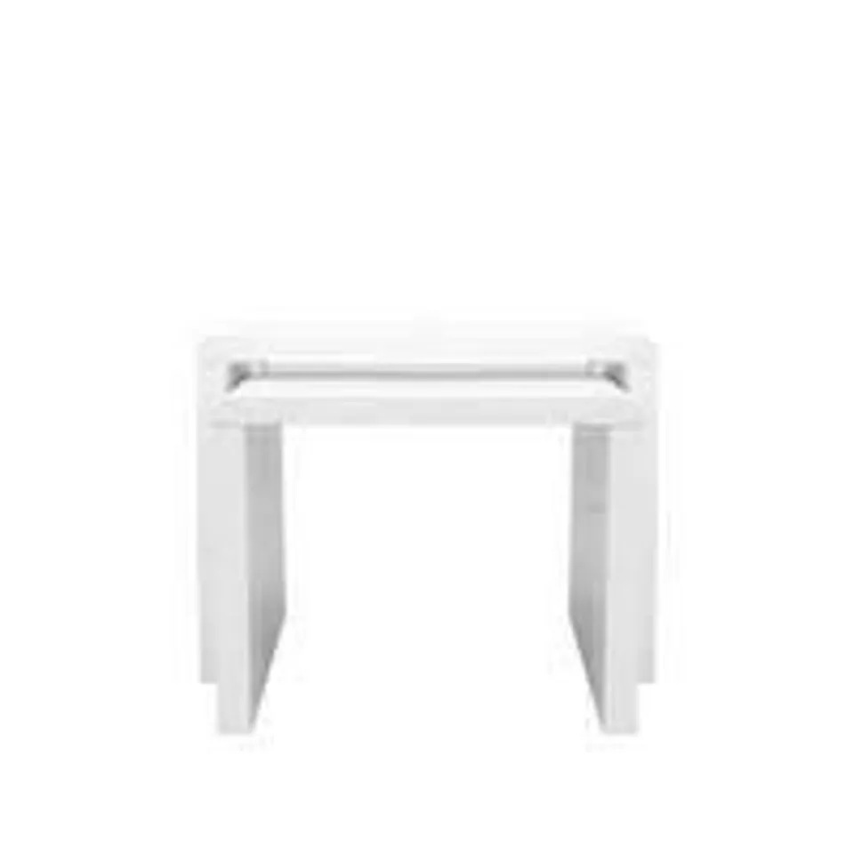 BOXED ATLANTIC NEST OF 2 TABLES - WHITE RRP £119