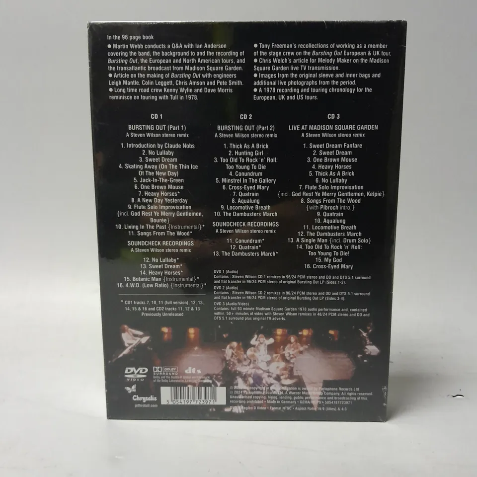 SEALED JETHRO TULL BURSTING OUT THE INFLATED EDITION STEVEN WILSON REMIX CD