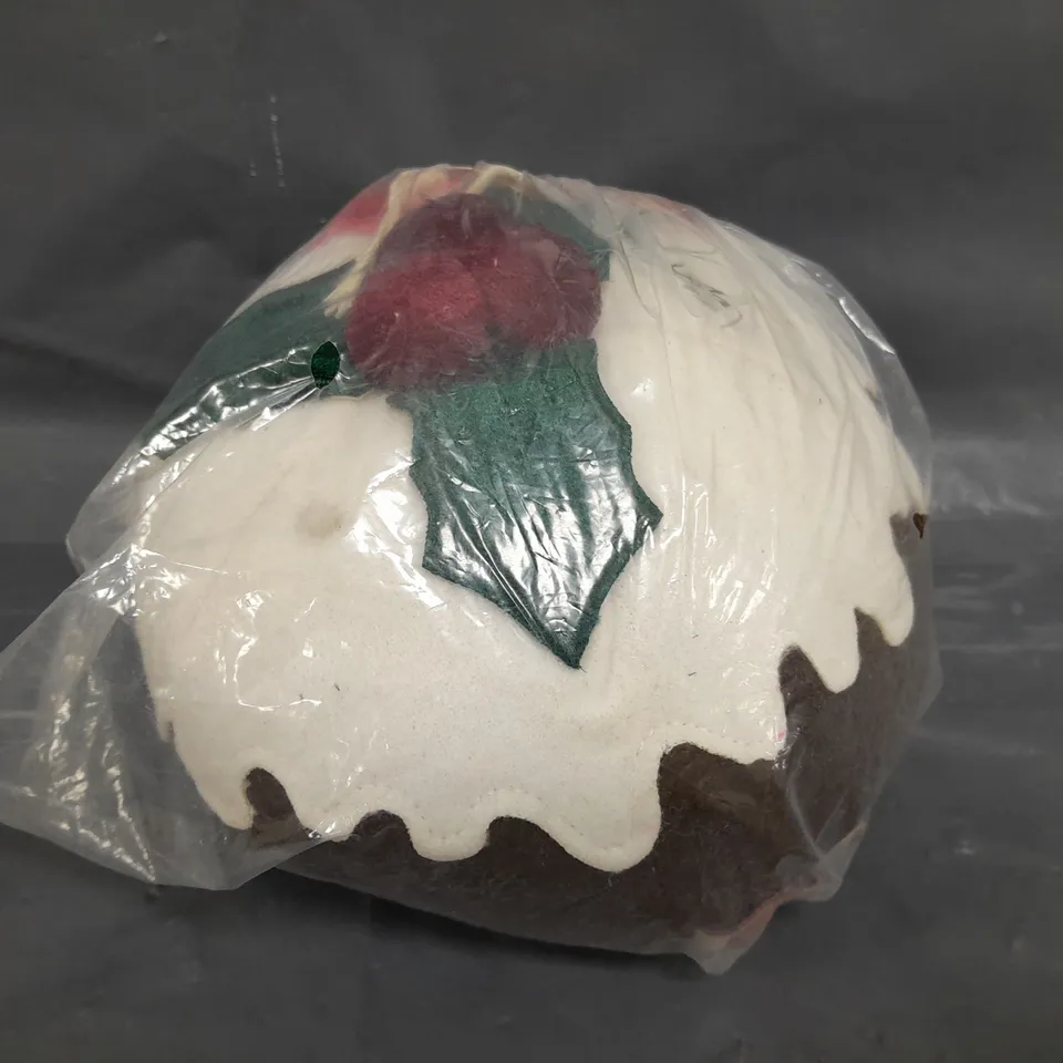 CHRISTMAS PUDDING DOORSTOP