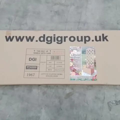 BRAND NEW BOXED LATTICE PLANTER