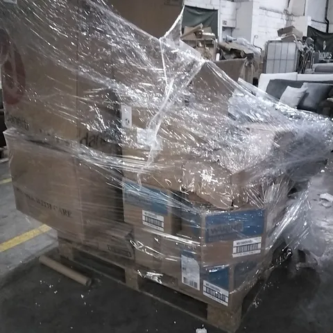 PALLET TO CONTAIN DINING CHAIR, WOODEN TRAYS,KITCHENWARE AND OTHER ASSORTED...