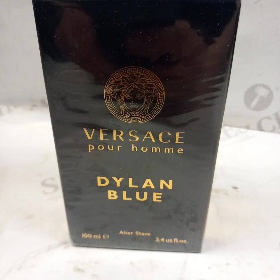 BOXED AND SEALED VERSACE POUR HOMME DYLAN BLUE AFTER SHAVE 100ML