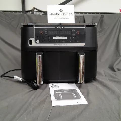 BOXED NINJA FOODI MAX DUALZONE AIR FRYER IN BLACK