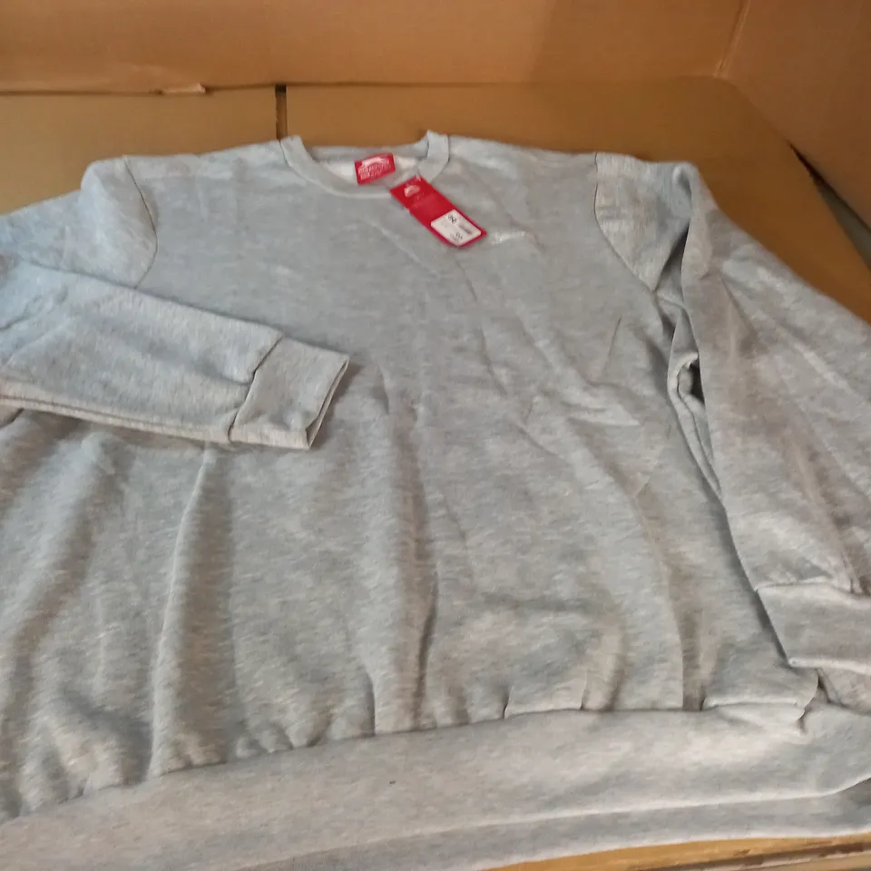 SLAZENGER GREY CREW JUMPER - XXXLARGE