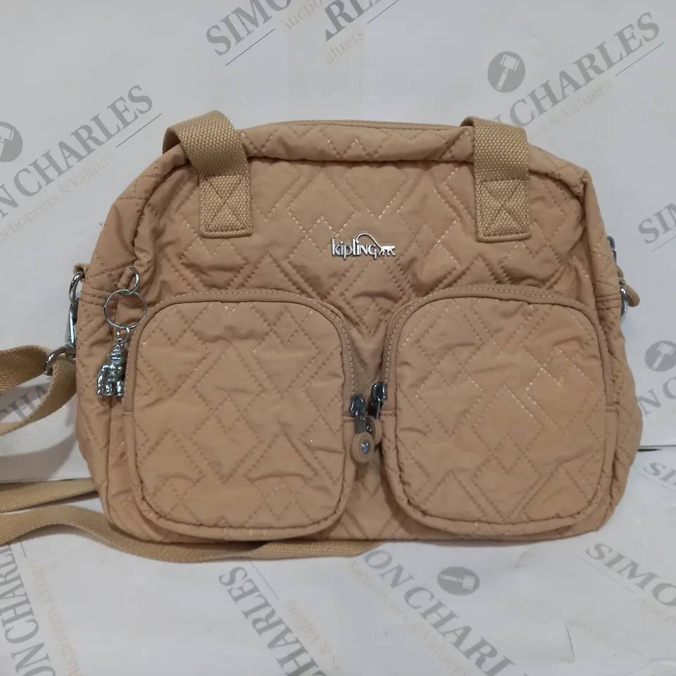 KIPLING TOMEE PREMIUM LARGE SHOULDER BAG - RETRO SAND 