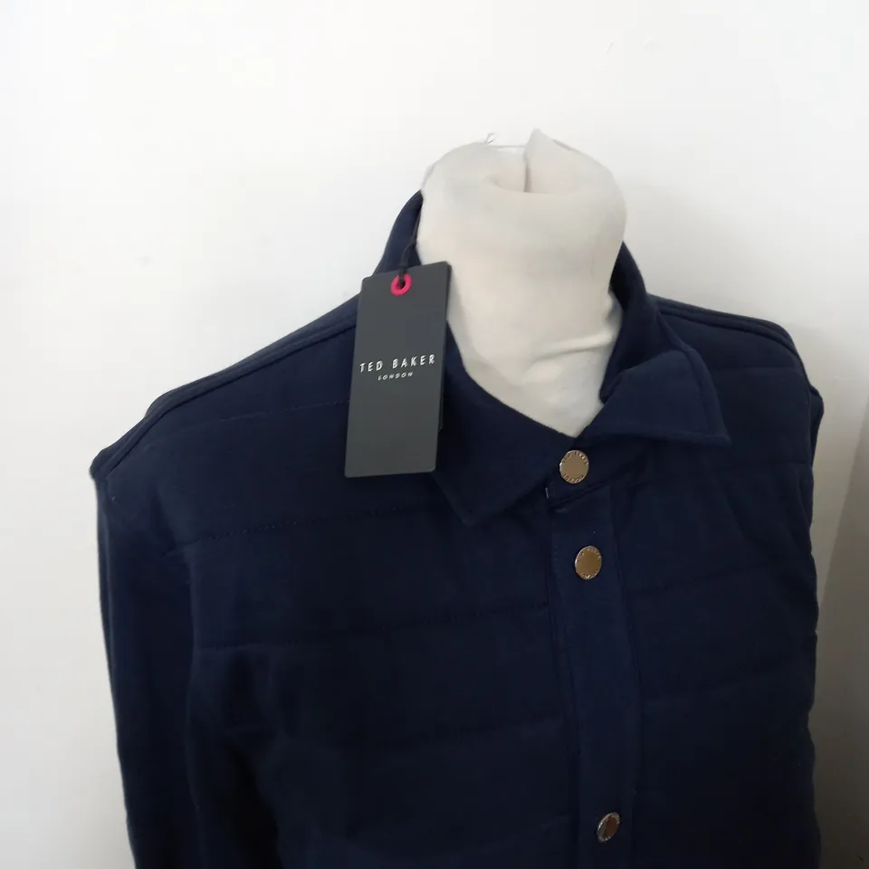TED BAKER PADDED JERSEY SHIRT SIZE 3