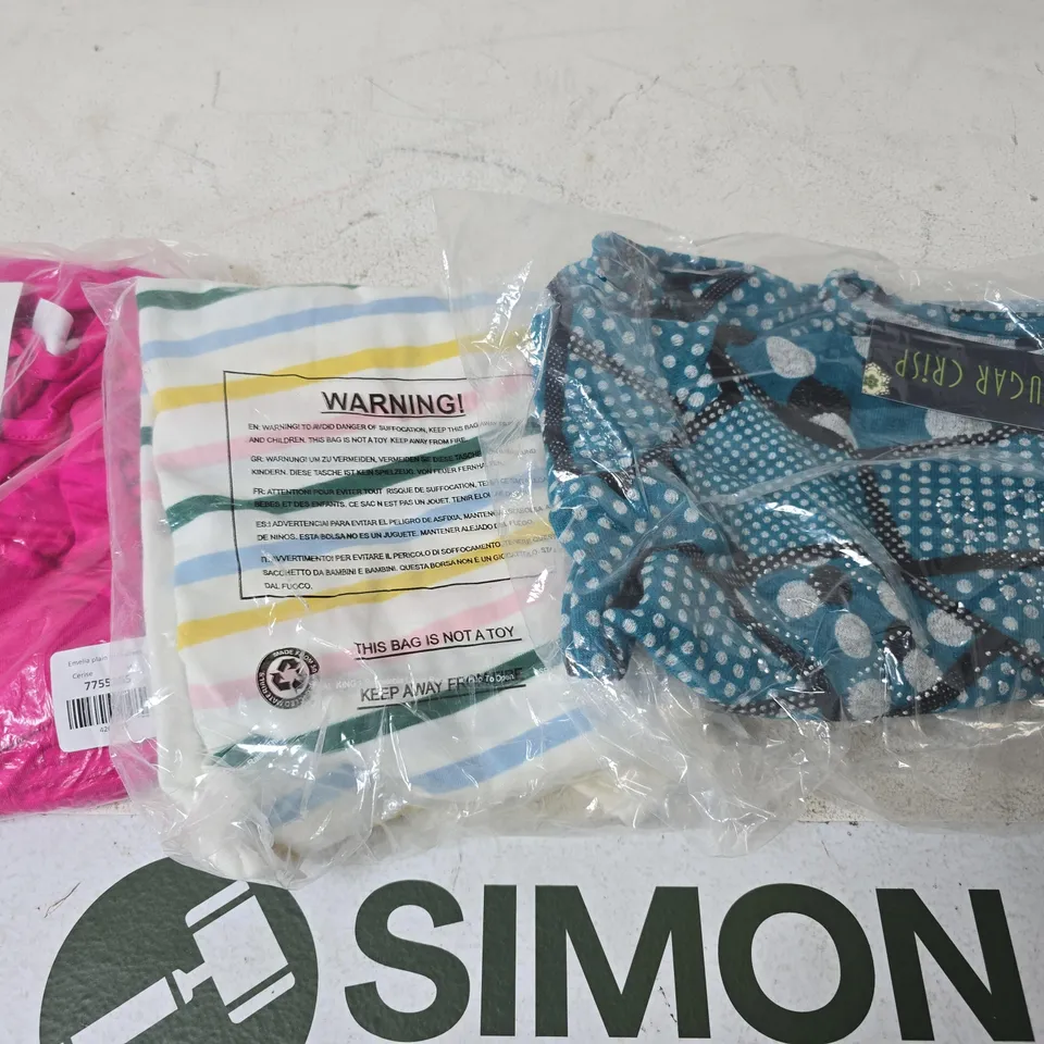 APPROX 20 ASSORTED ITEMS OF CLOTHING IN VARIOUS SIZES TO INCLUDE TOPS, JUMPERS, ETC