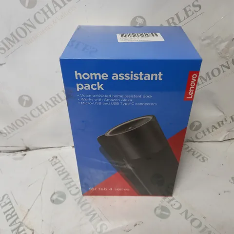 SEALED AND BOXED LENOVO HOME ASSISTANT PACK FOR TAB 4 SERIES