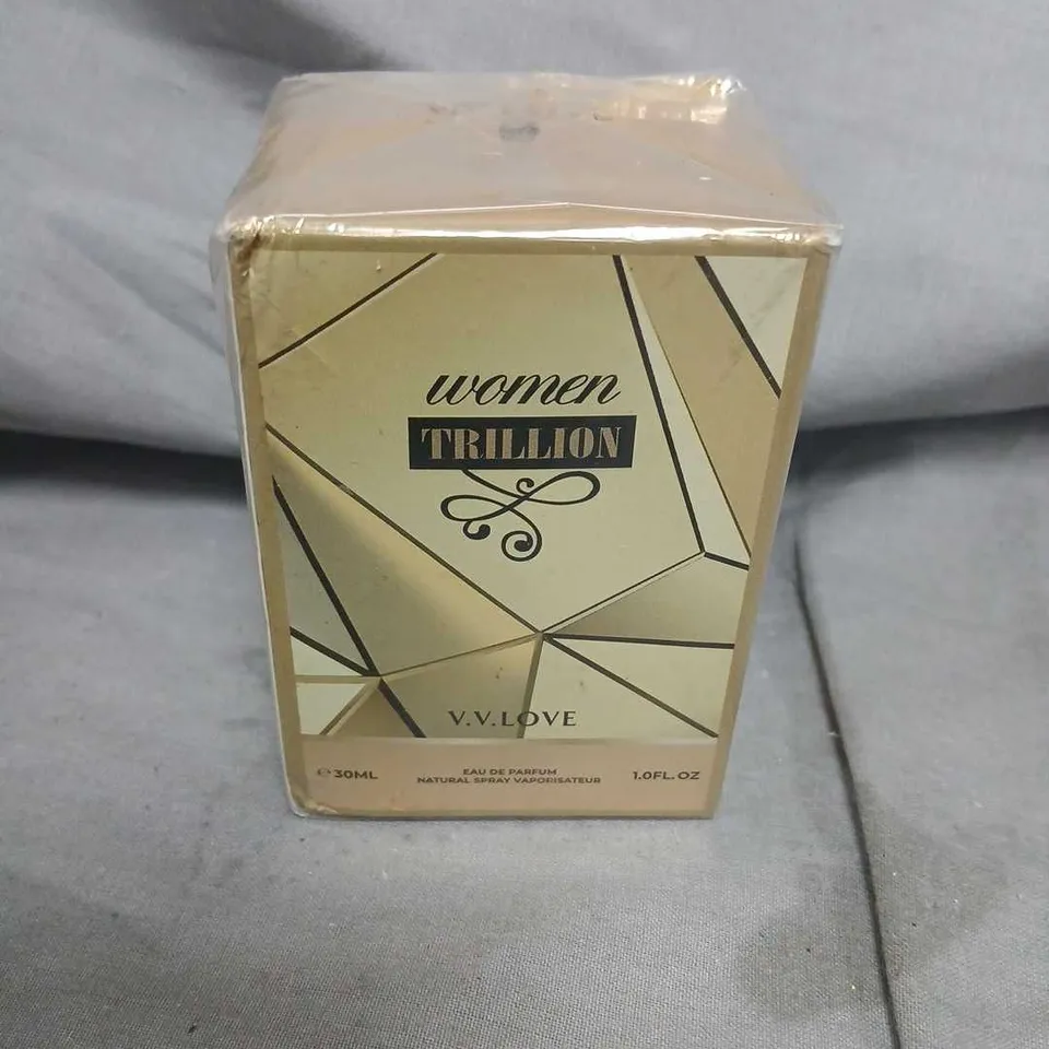 BOXED ANDSEALED WOMEN TRILLION V.V. LOVE EAU DE PARFUM 30ML
