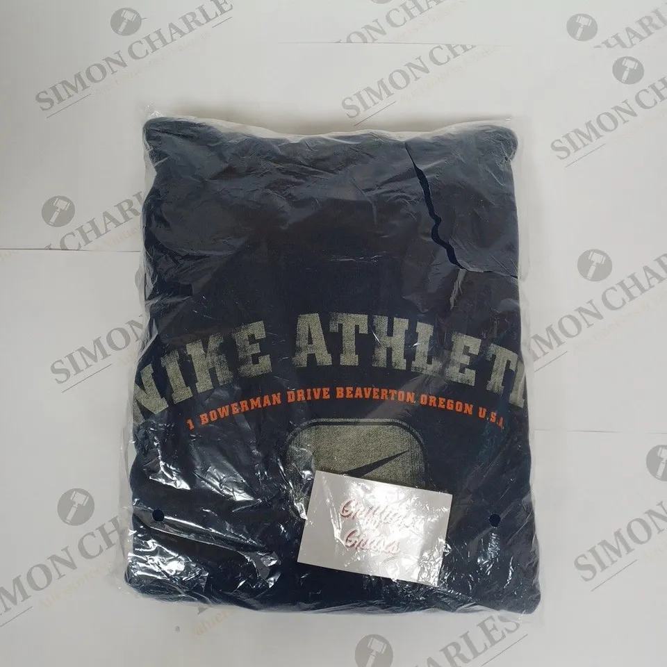 NIKE ATHLETIC OVERHEAD HOODIE IN NAVY SIZE UNSPECIFIED 