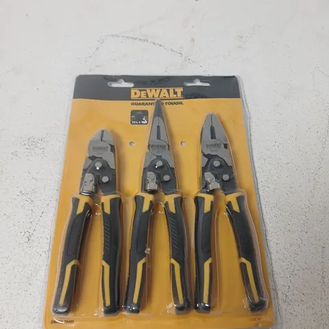 DEWALT 3-PIECE PLIERS SET DWHT70405 – BLISTER PACK