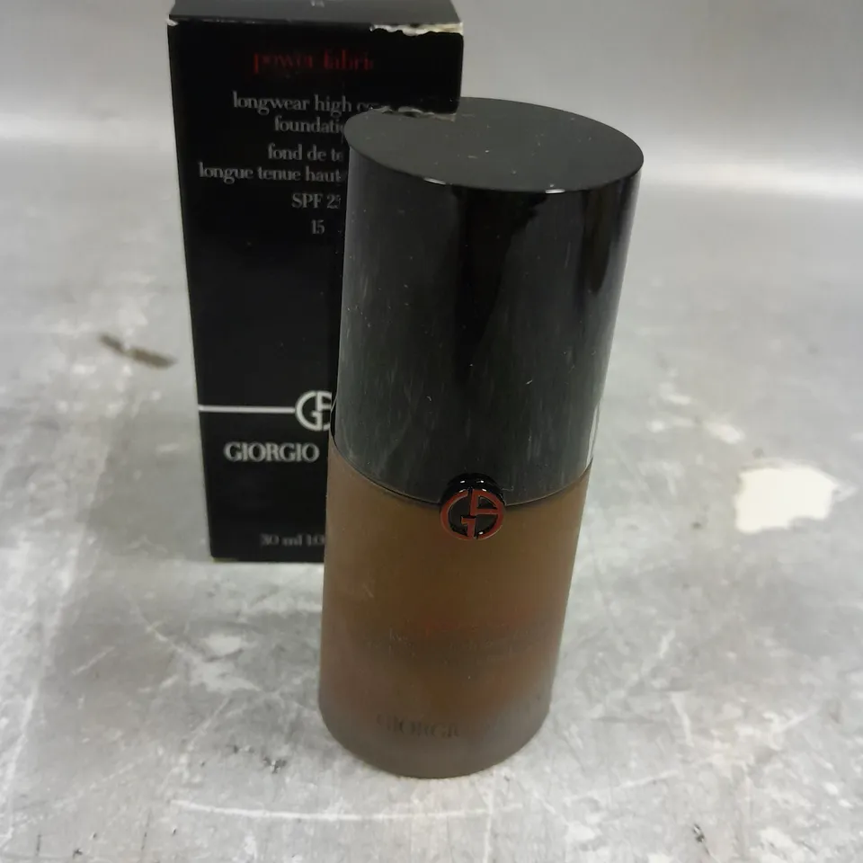 GIORGIO ARMANI LONGWEAR HIGH COVER FOUNDATION SPF 25 SHADE 15