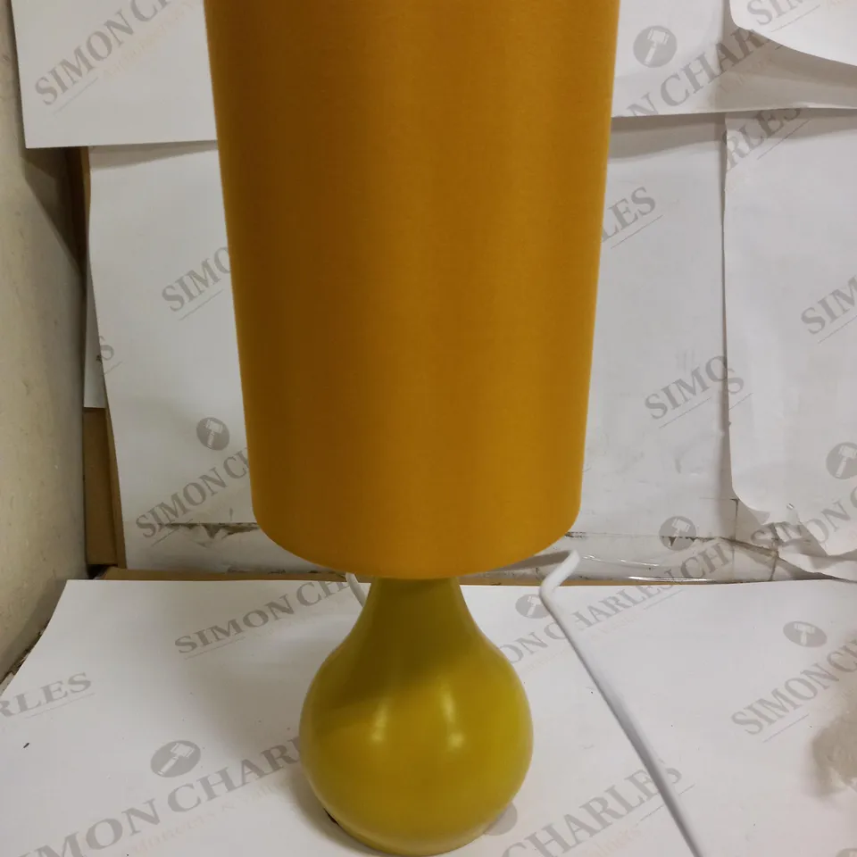 JOHN LEWIS ANYDAY KRISTY TOUCH TABLE LAMP, OCHRE