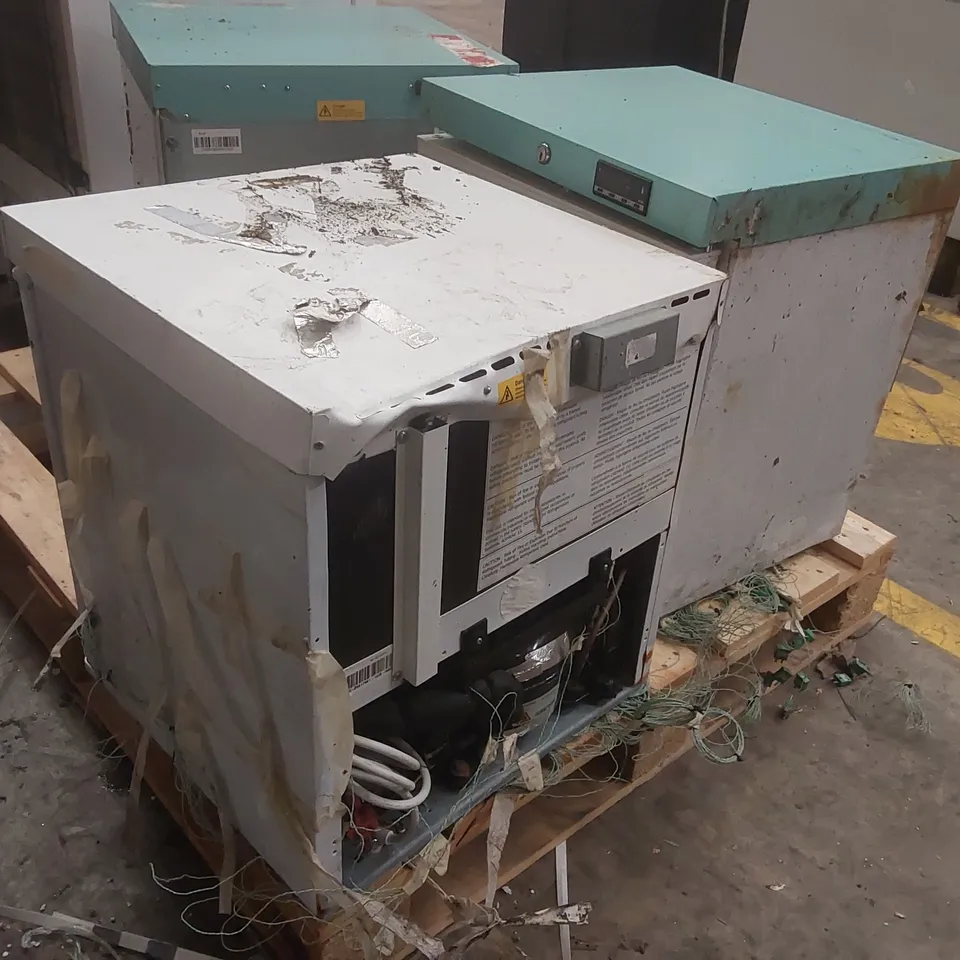 PALLET CONTAINING 3x ASSORTED LEC MEDICAL FRIDGES
