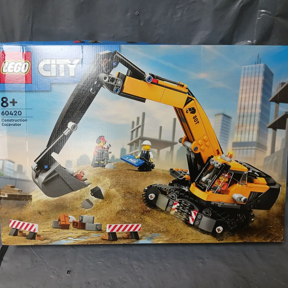 LEGO CITY YELLOW CONSTRUCTION EXCAVATOR TOY 60420