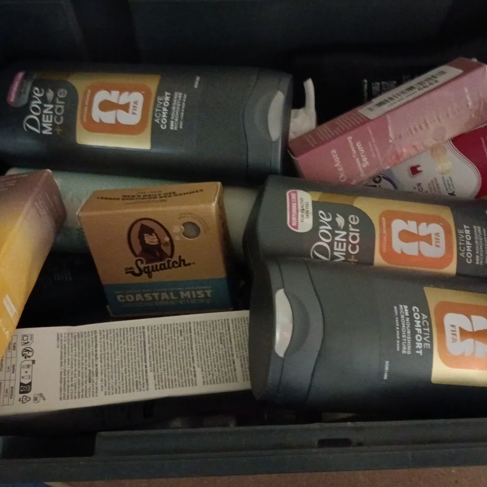 APPROXIMATELY 15 ASSORTED HEALTH & BEAUTY PRODUCTS TO INCLUDE ANUA CLEANSING FOAM, NATURIUM BODY WASH, DOVE MEN +CARE, ETC - COLLECTION ONLY