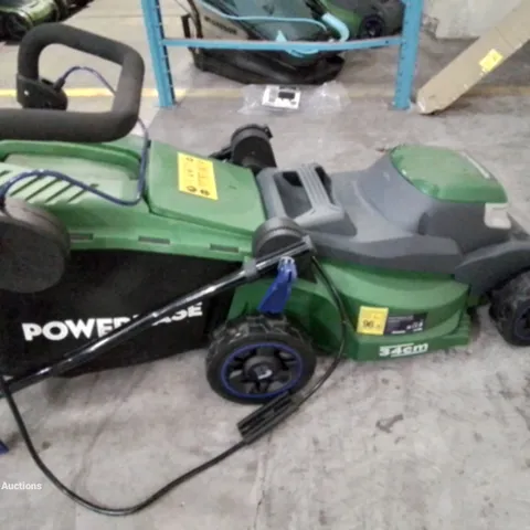 POWERBASE CORDED 34CM ROTARY LAWN MOWER