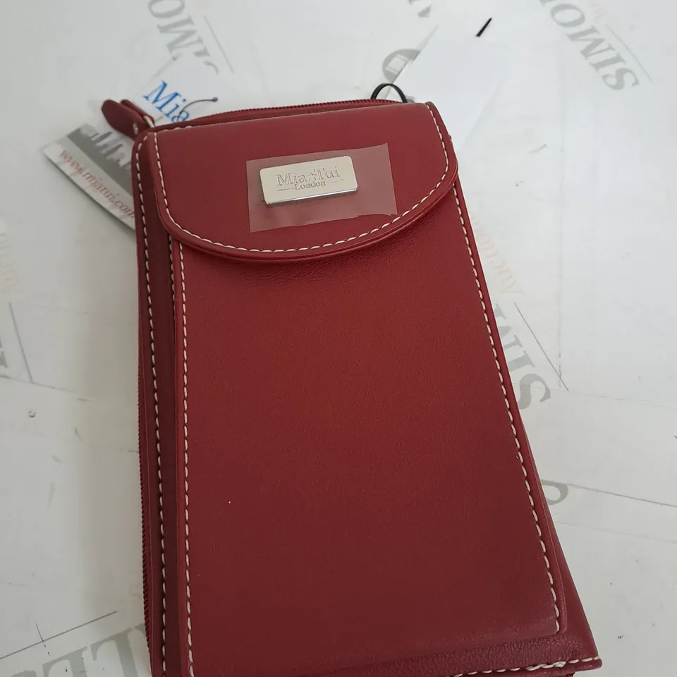 MIA TUI LONDON FIONA PHONE BAG IN RED