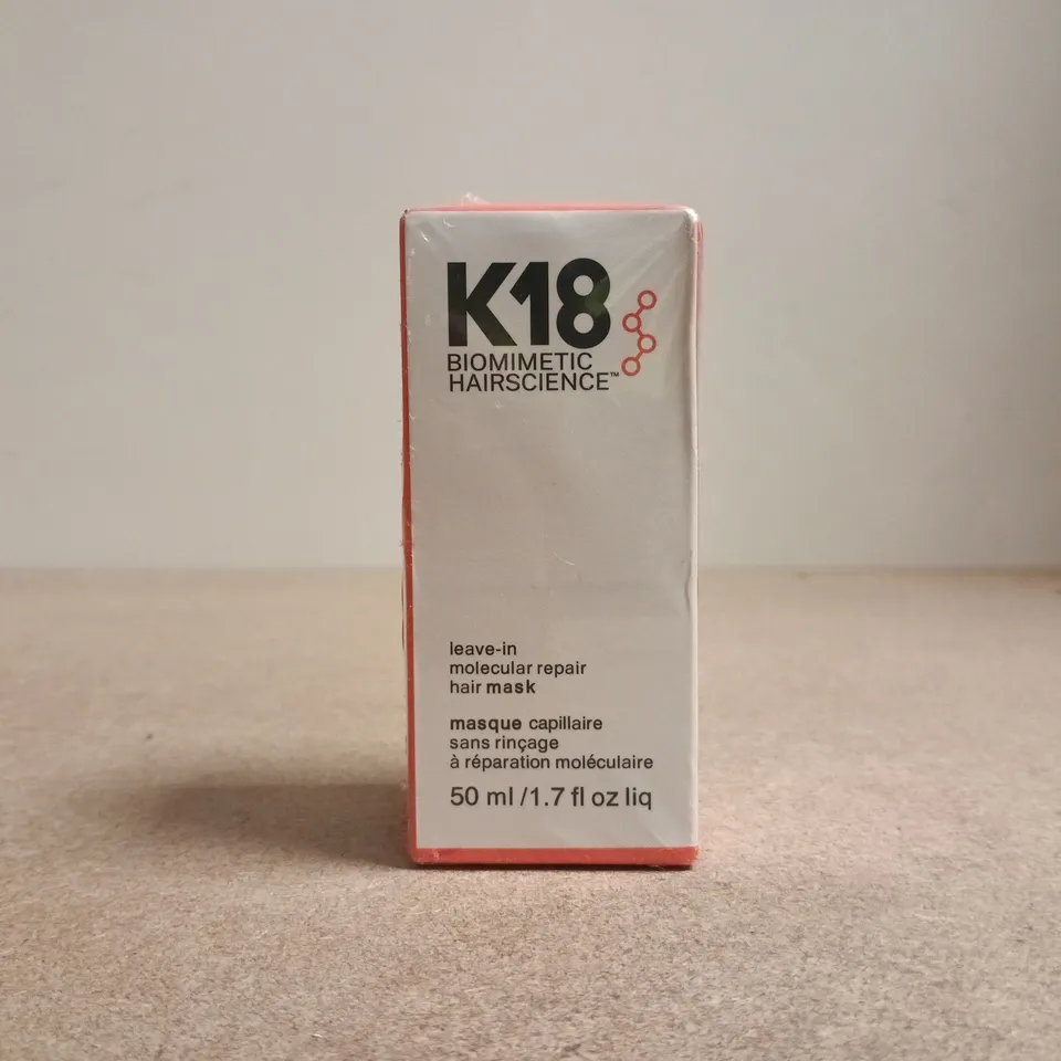 K18 LEAVE-IN MOLECULAR REPAIR HAIR MASK (50ML)