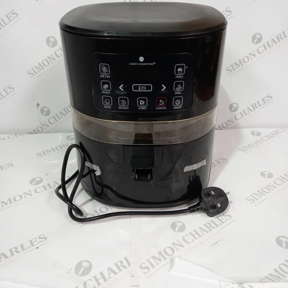 COOK'S ESSENTIALS AIR FRYER - BLACK