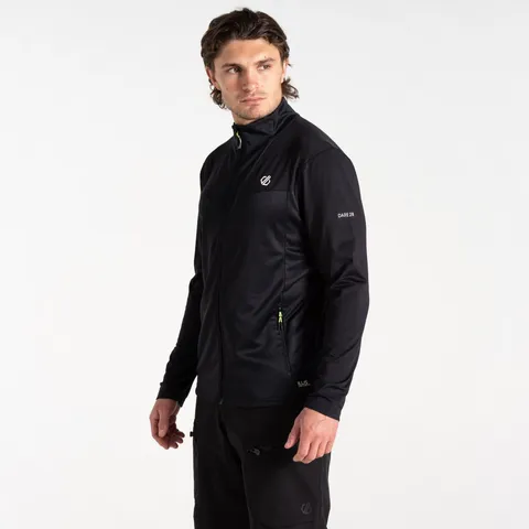 BRAND NEW REGATTA DARE 2B MEN'S SUBSTRATUM III CORE STRETCH MIDLAYER IN BLACK SIZE MEDIUM