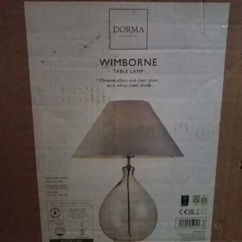 BOXED WIMBORNE TABLE LAMP 