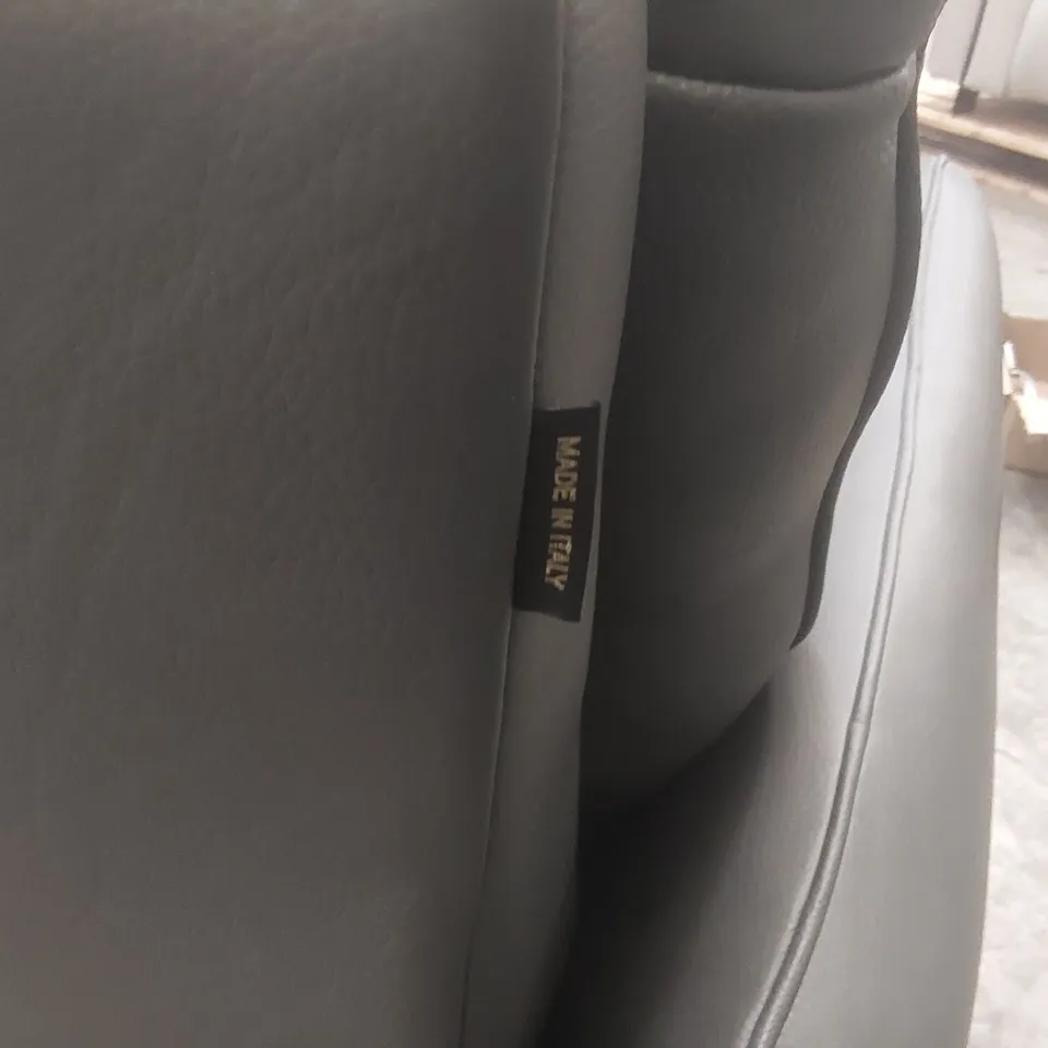 QUALITY DESIGNER ITALIAN MADE LEATHER UPHOLSTERED RIVA ELECTRIC RECLINER CHAIR