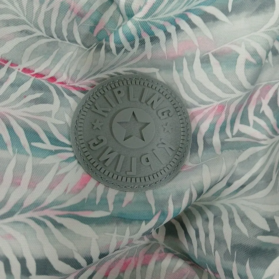 KIPLING PALM LEAF PRINT TRAVEL BAGS – SET OF 2 WITH TSA LOCK