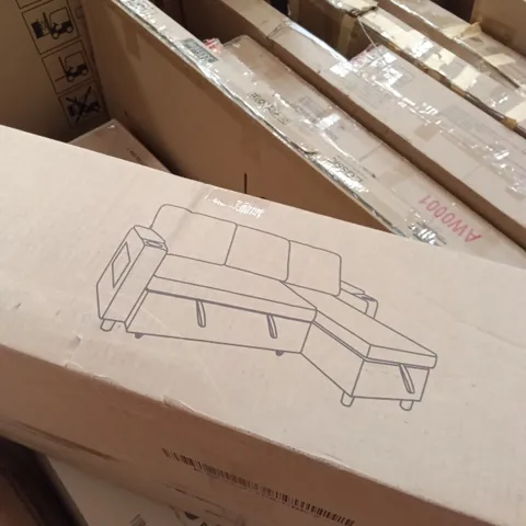 BOXED 3 SEATER SOFA BED (3 BOXES)