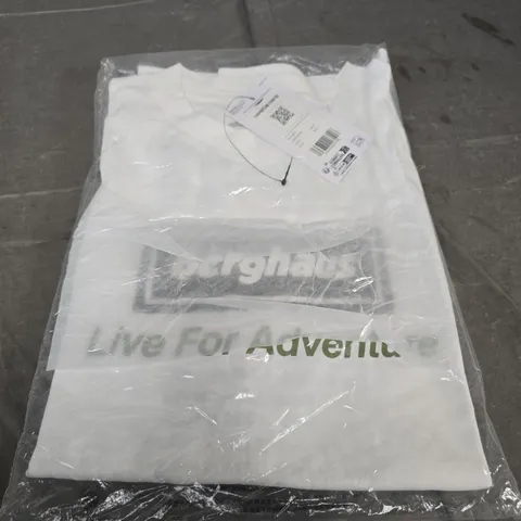 BERGHAUS ADVENTURE TOUR TEE – WHITE – UK M