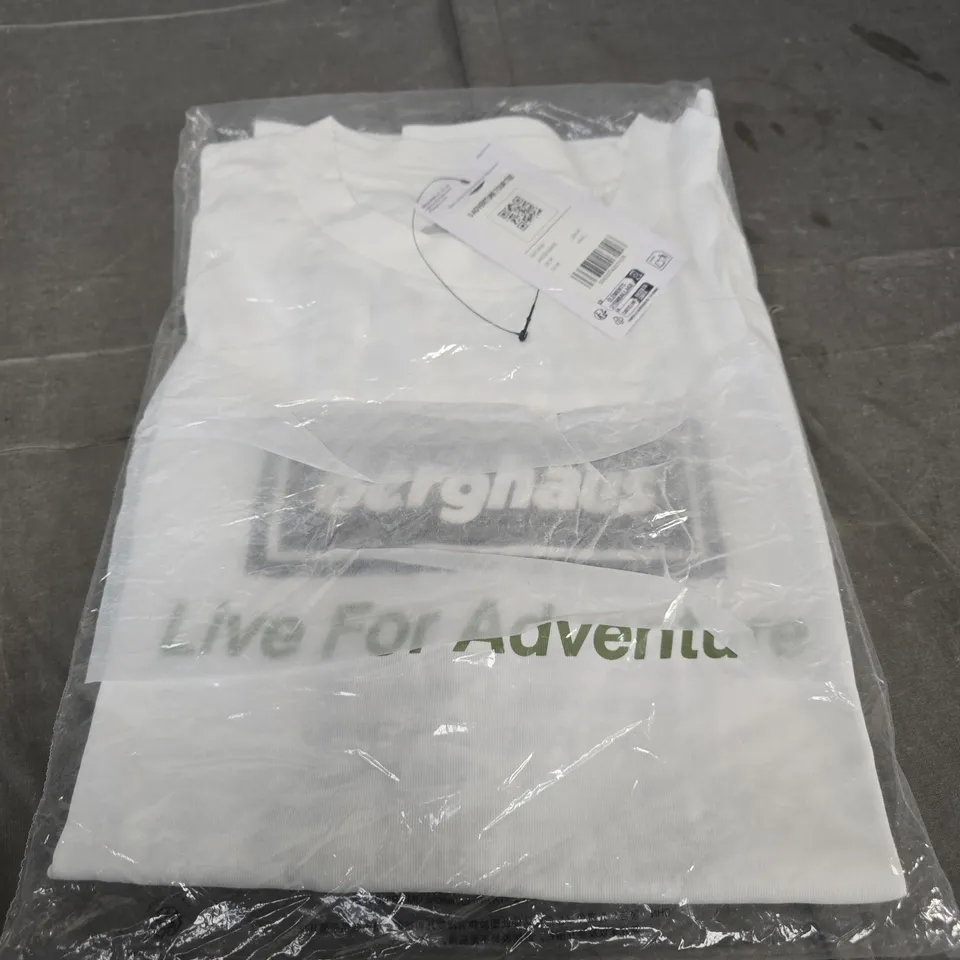 BERGHAUS ADVENTURE TOUR TEE – WHITE – UK M