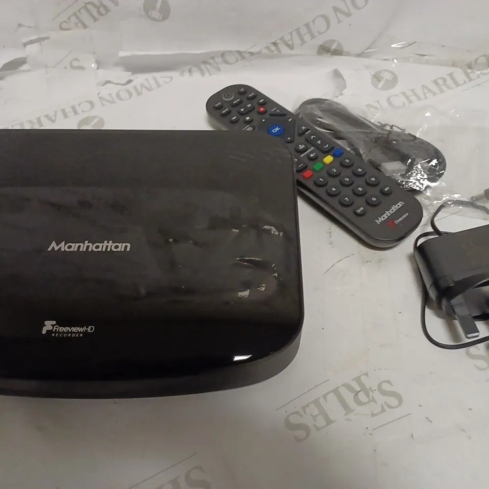 MANHATTAN T2-R 500GB FREEVIEW HD RECORDER, BLACK