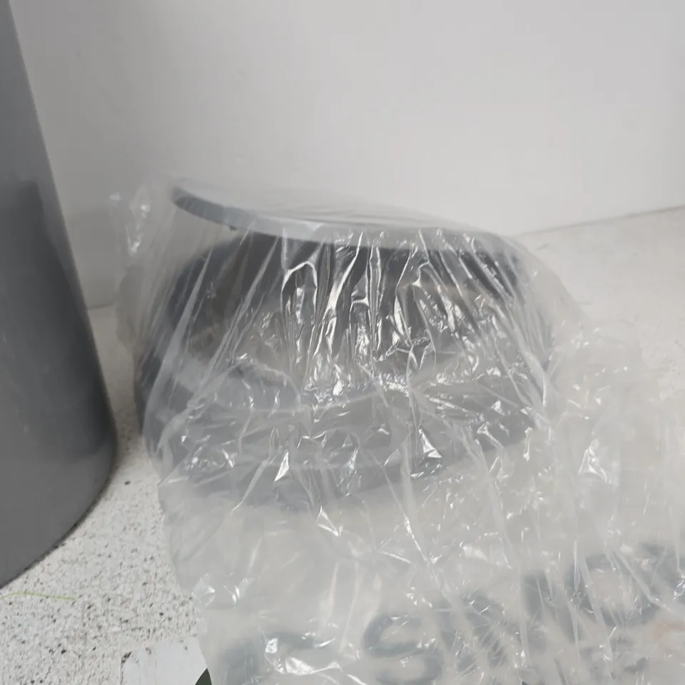 GREY PLASTIC WASTE BIN – 1 UNIT