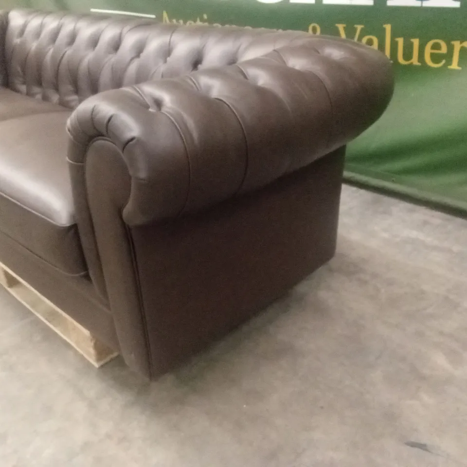 BAKERFIELD 3 SEATER LEATHER/FAUX LEATHER SOFA RRP £1399