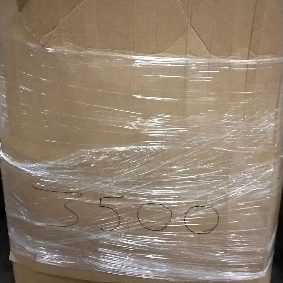 PALLET OF ASSORTED ITEMS INCLUDING FEAGER, GARDEN HOSE, HOMOZE 50FT HOSE, MORPHEUS MEMORY FOAM PILLOW, RECCI MATTRESS PROTECTOR, FOAM ROLLER