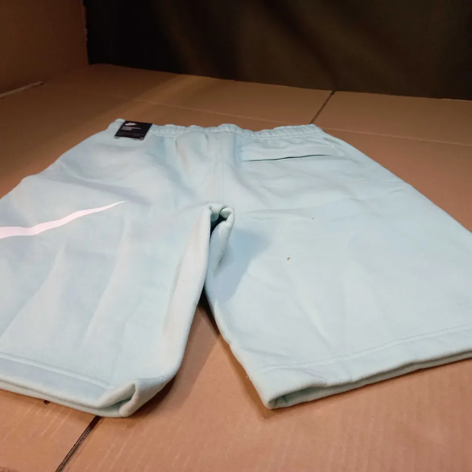 NIKE PASTEL GREEN/LOGO JOGGER SHORTS - SMALL