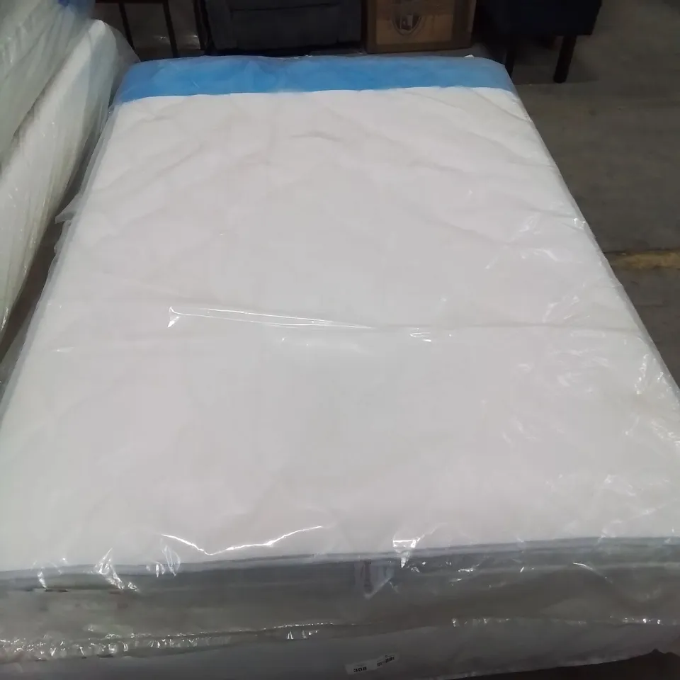 BAGGED DESIGNER DOUBLE 135CM AIRSPRUNG LUXURY QUILTED MEDIUM MATTRESS RRP £229