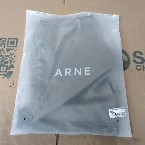 BAGGED ARNE RELAXED FIT DENIM SHORTS IN OLIVE - 34R