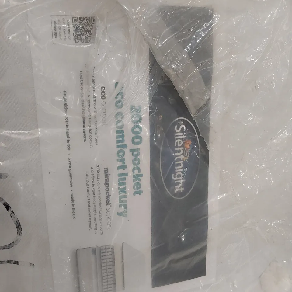 BAGGED SILENTNIGHT 4'6" DOUBLE 2000 POCKET ECO COMFORT MATTRESS 