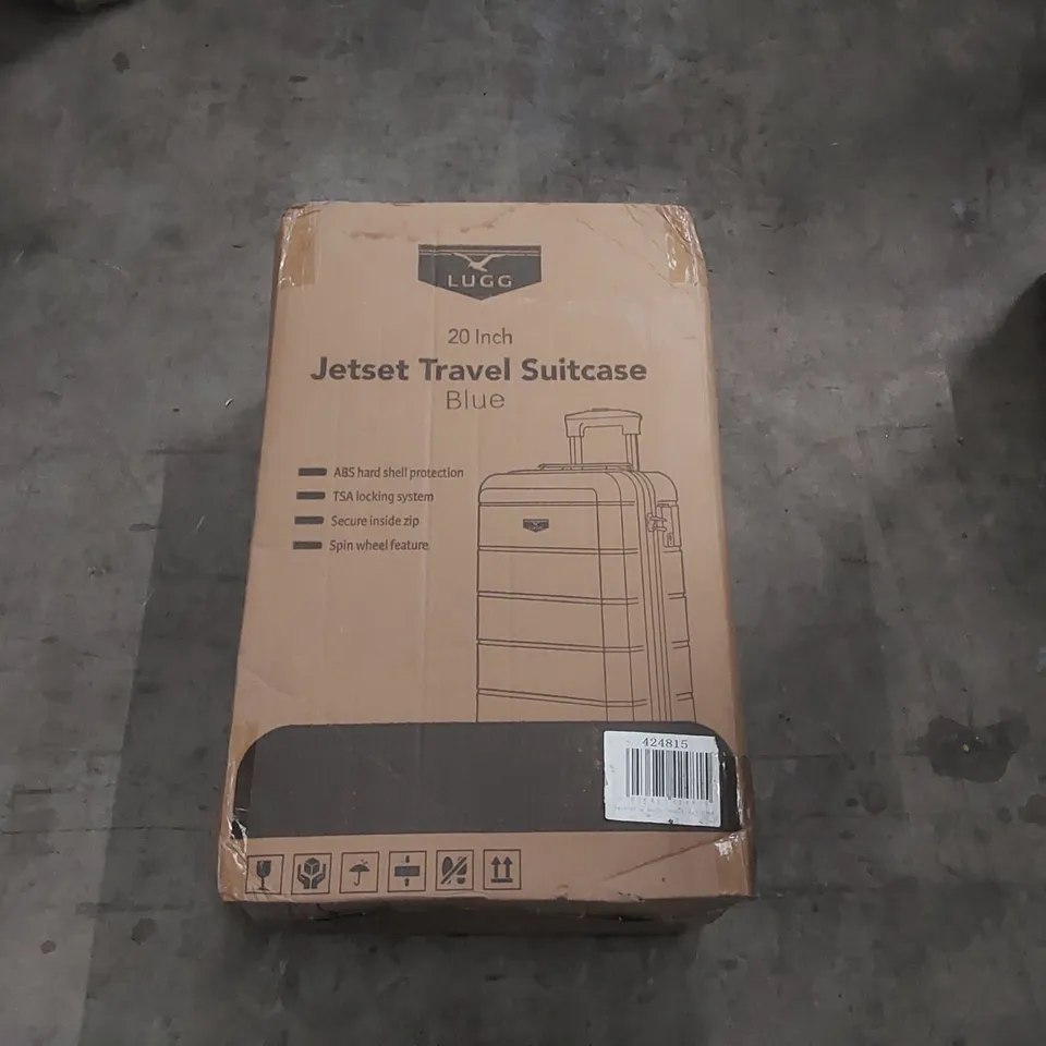 BOXED LUGG LIGHTWEIGHT TRAVEL SUITCASE 