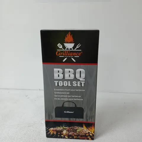 GRILLIANCE BBQ TOOL SET WITH CARRY BAG β BOXED