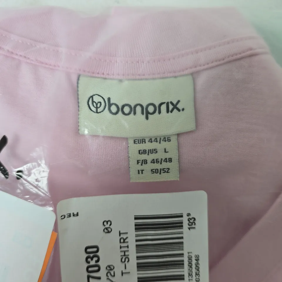 2 PACK BONPRIX TSHIRTS UK L
