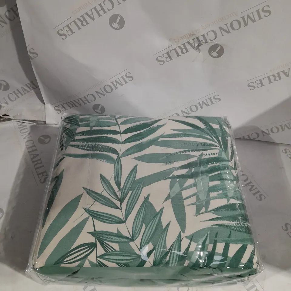 SUPERSOFT BY COZEE HOME PALM PRINTED 4 PIECE DUVET SET - DOUBLE SIZE