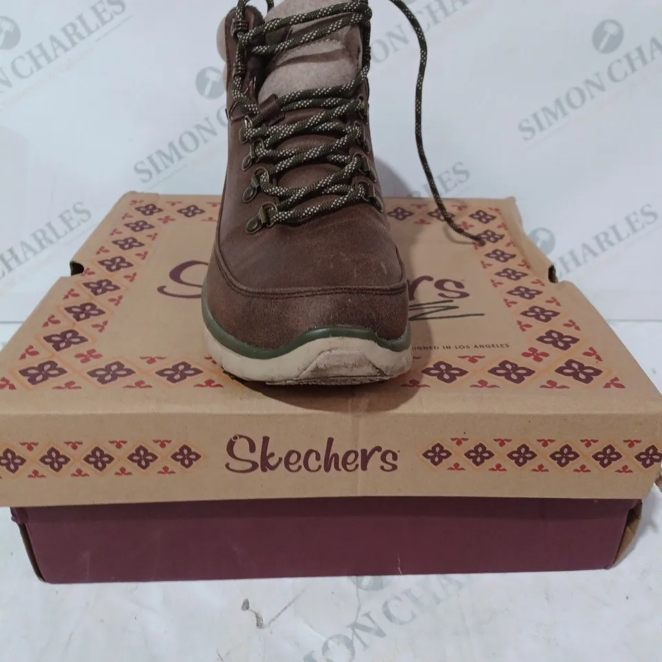 SKETCHERS BROWN WARM BOOTS SIZE 7 