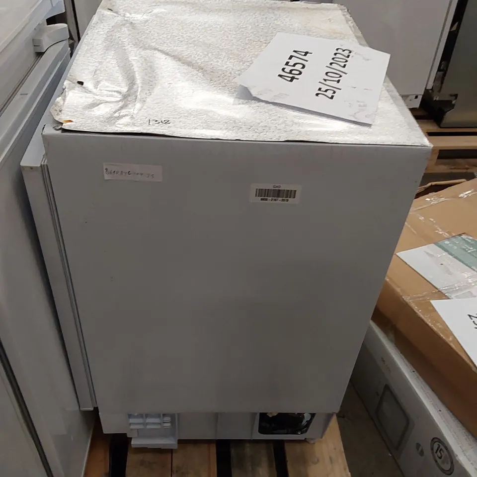 White under counter fridge 